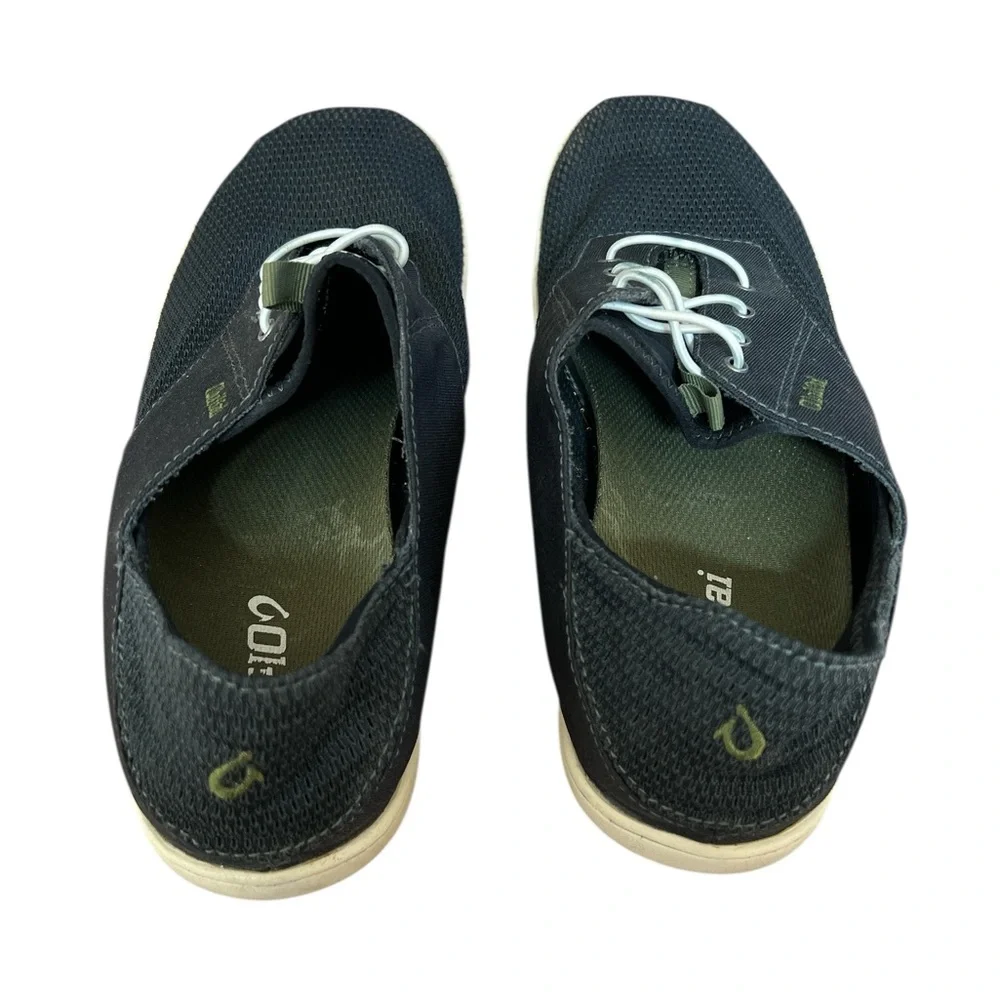 Olukai Nohea Moku Men’s No Tie Boat Shoes Size 8.5